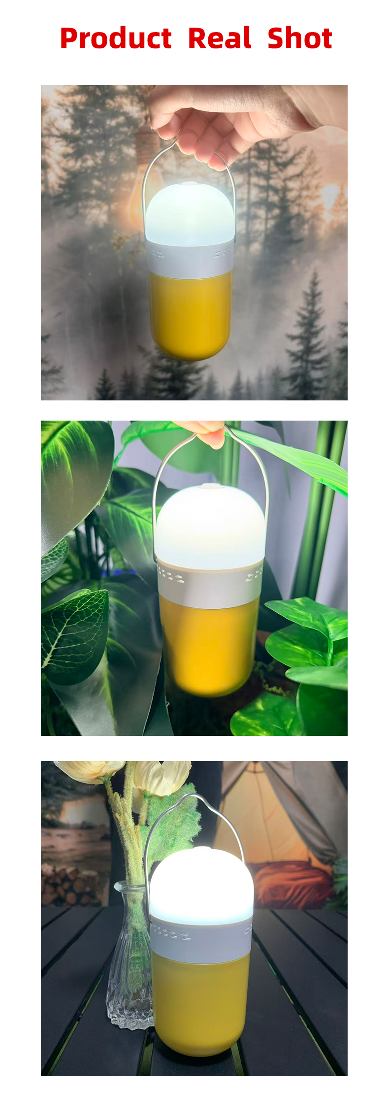 新型迷你自行发电照明灯
